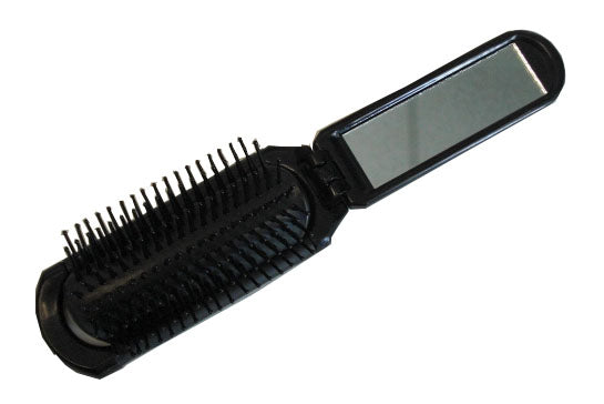 Small Folding Brush With Mirror 600B