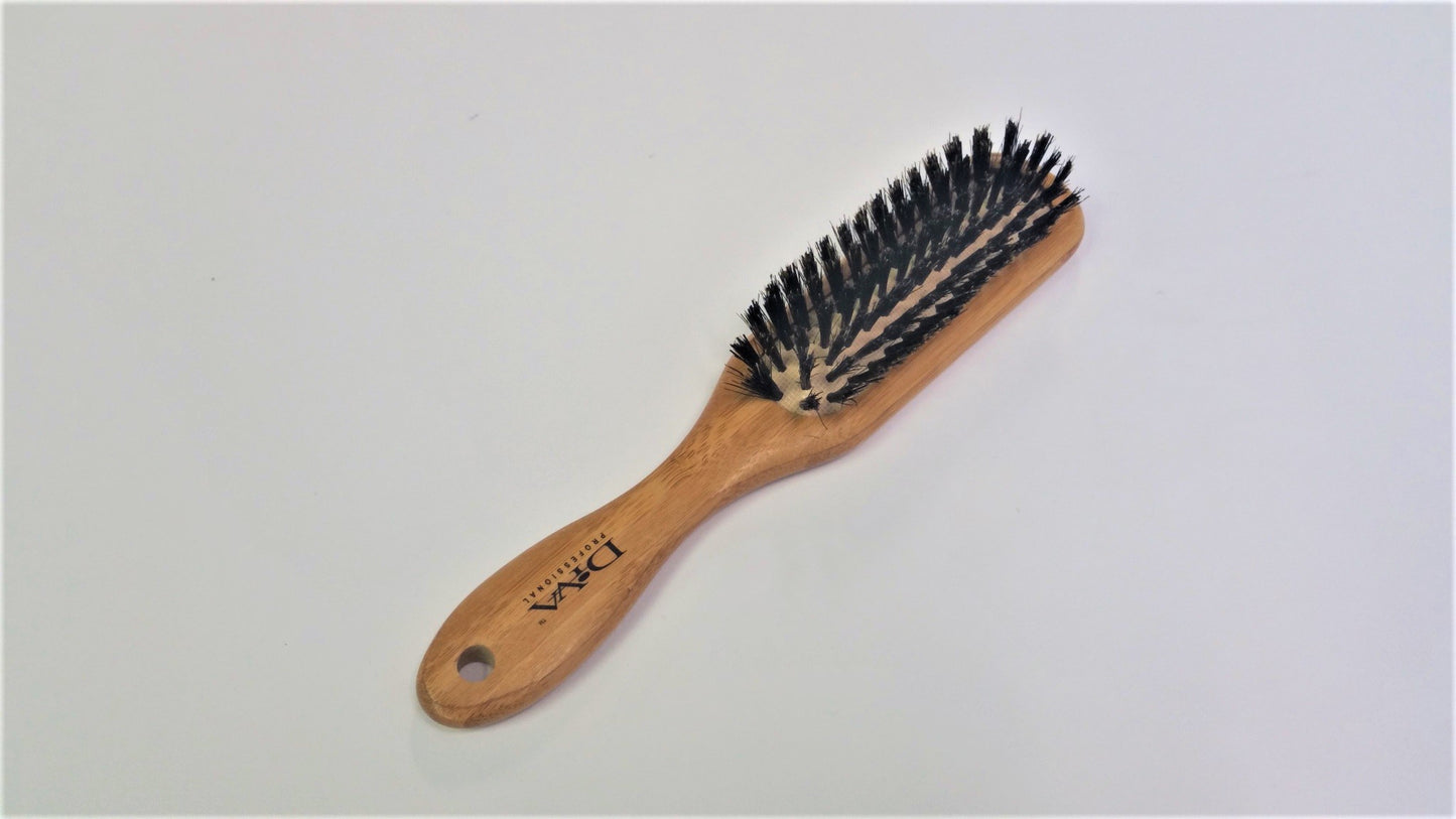 Bamboo Narrow Cushion Brush w/100%Boar  BM105B