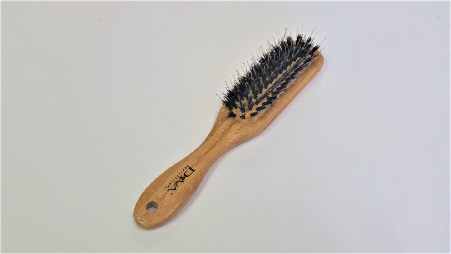 Bamboo Narrow Cushion Brush w/Porcupin  BM105PC