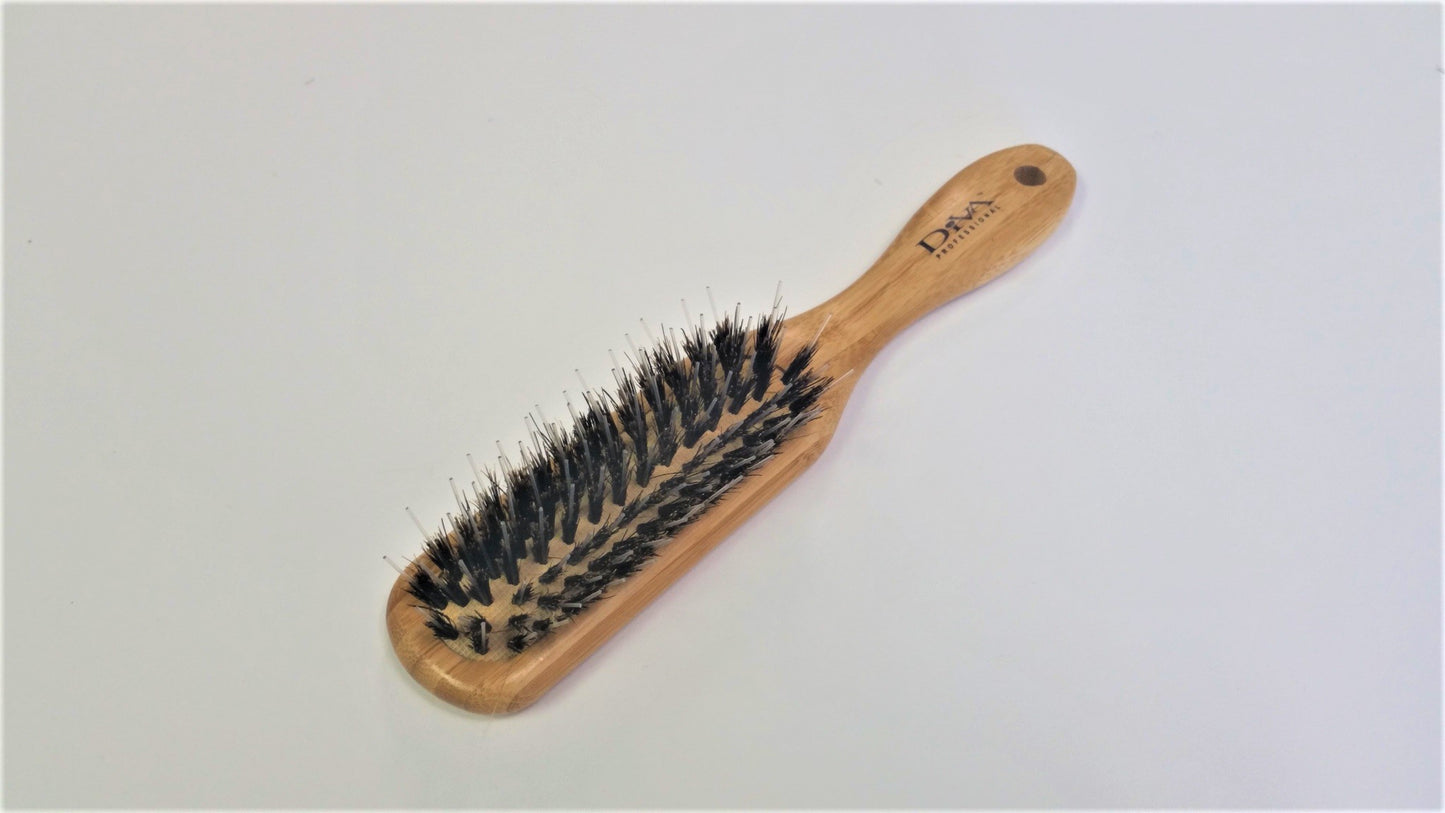 Bamboo Narrow Cushion Brush w/Porcupin  BM105PC