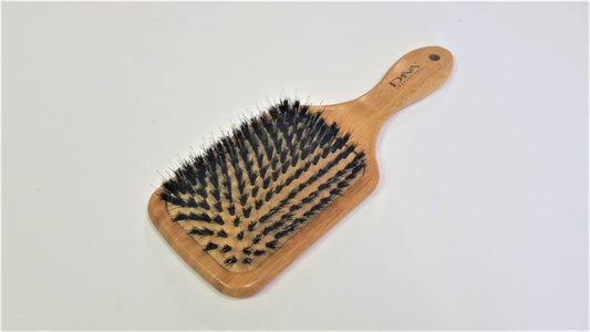 Bamboo Paddle Brush w/Porcupine BM100PC
