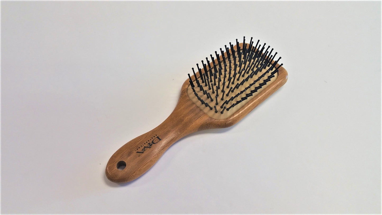 Small Bamboo Paddle Brush w/Pin  BM110P