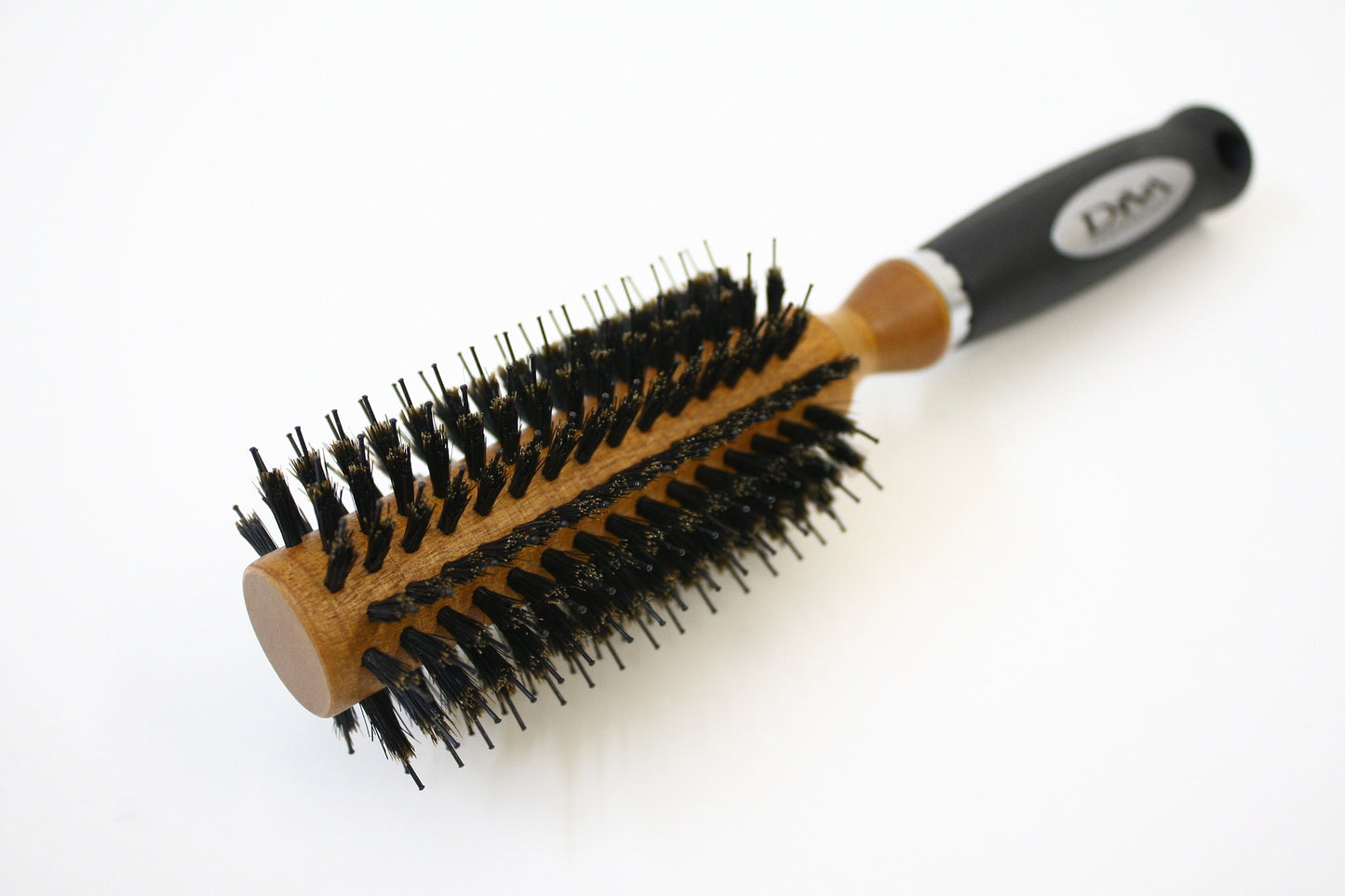 Wooden Round Porcupine Brush: Large, 35mm 18 Row D880WPL